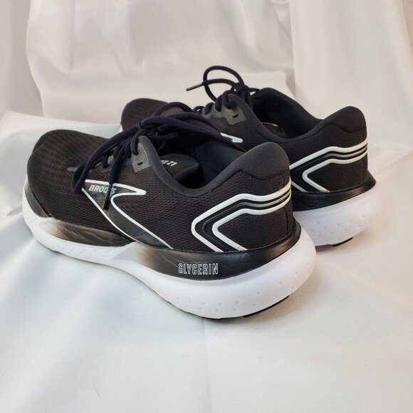 Brooks Glycerin 21 womans Running Shoes 11.5 B Cushion Neutral Black & White - Picture 4 of 11
